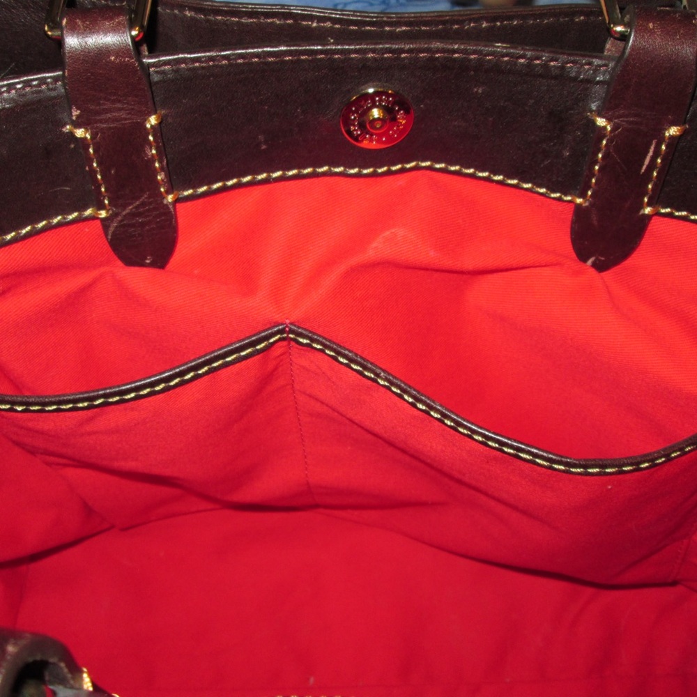 Dooney & Bourke Bordeaux Croc-Embossed Tote - Picture 11 of 14